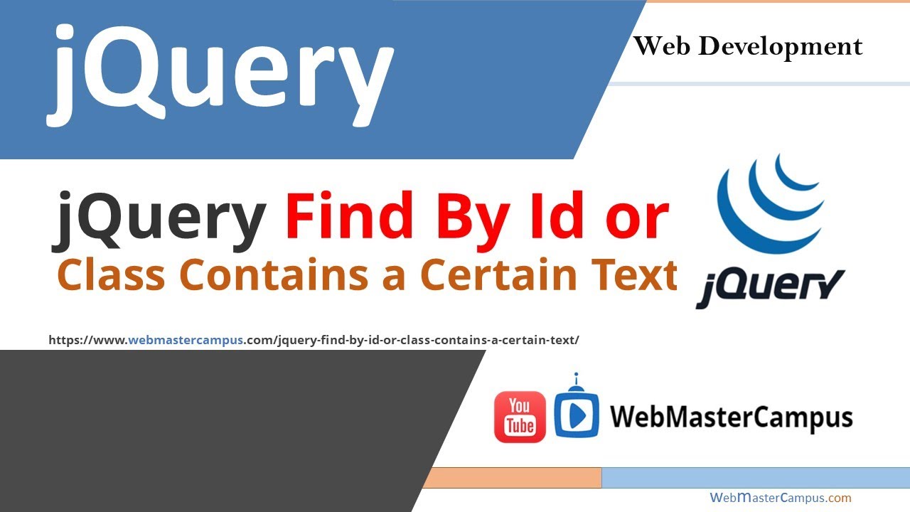 Jquery Find By Id Or Class Contains A Certain Text