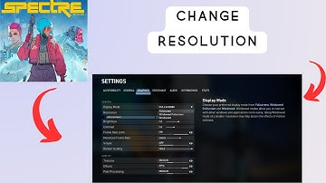 How to change Resolution and Display Mode in Spectre Divide