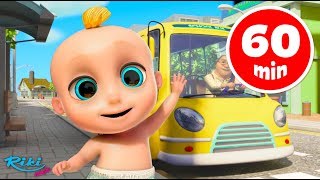 Колеса у автобуса |  Wheels On The Bus | Nursery Rhymes for Babies - Loo Loo Kids