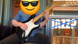 Legato, Tapping, Pinch Harmonics and Whammy Bar Over a Jazz Standard