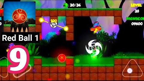 Red Ball 1 Gameplay Walkthrough Part 9 (ios,Android)