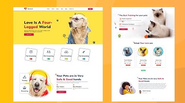 🌟 Create a Stunning Responsive Pet Shop Website with HTML & CSS – Step-by-Step Tutorial! 🐶🐾