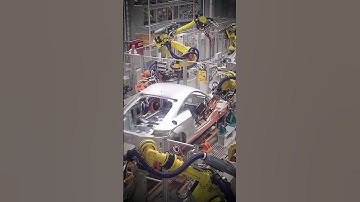 How Audi Builds Cars with AI Robots #shorts #robot #aiinovation