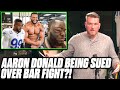 Pat McAfee Reacts To Aaron Donald Being Sued From Bar Fight In Pittsburgh