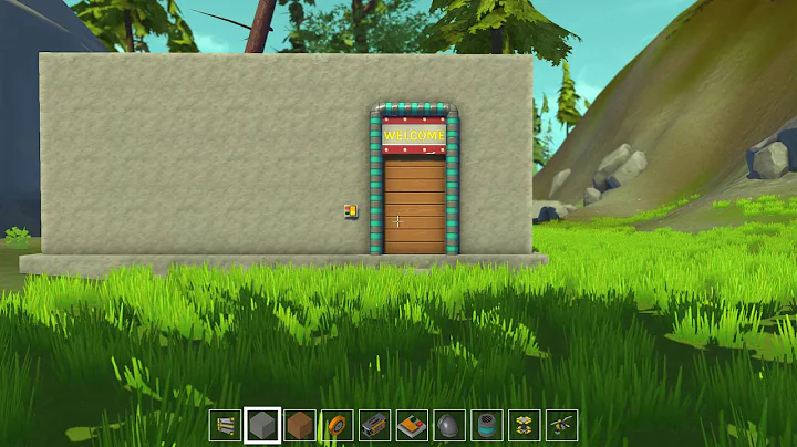 Scrap Mechanic Simple double switch door
