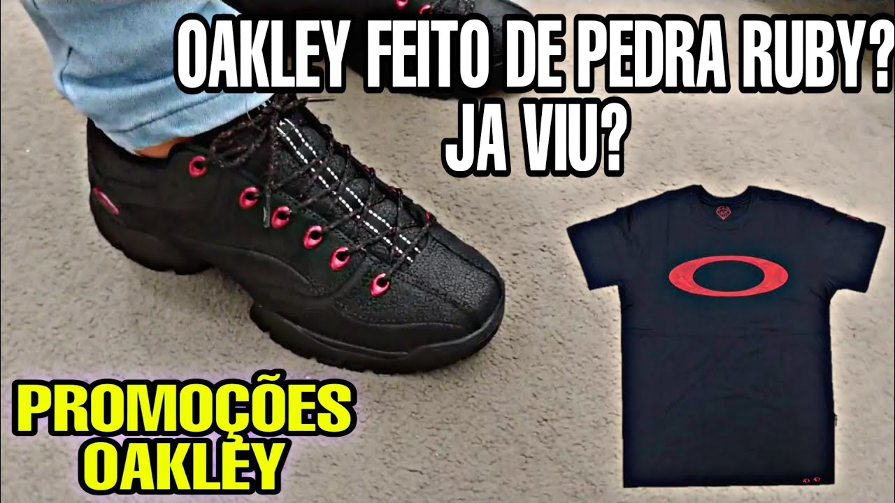 OAKLEY FEITO DE PEDRA PRECIOSA RUBY? FLAK 365 RUBY| PROMOÇÕES OAKLEY ...