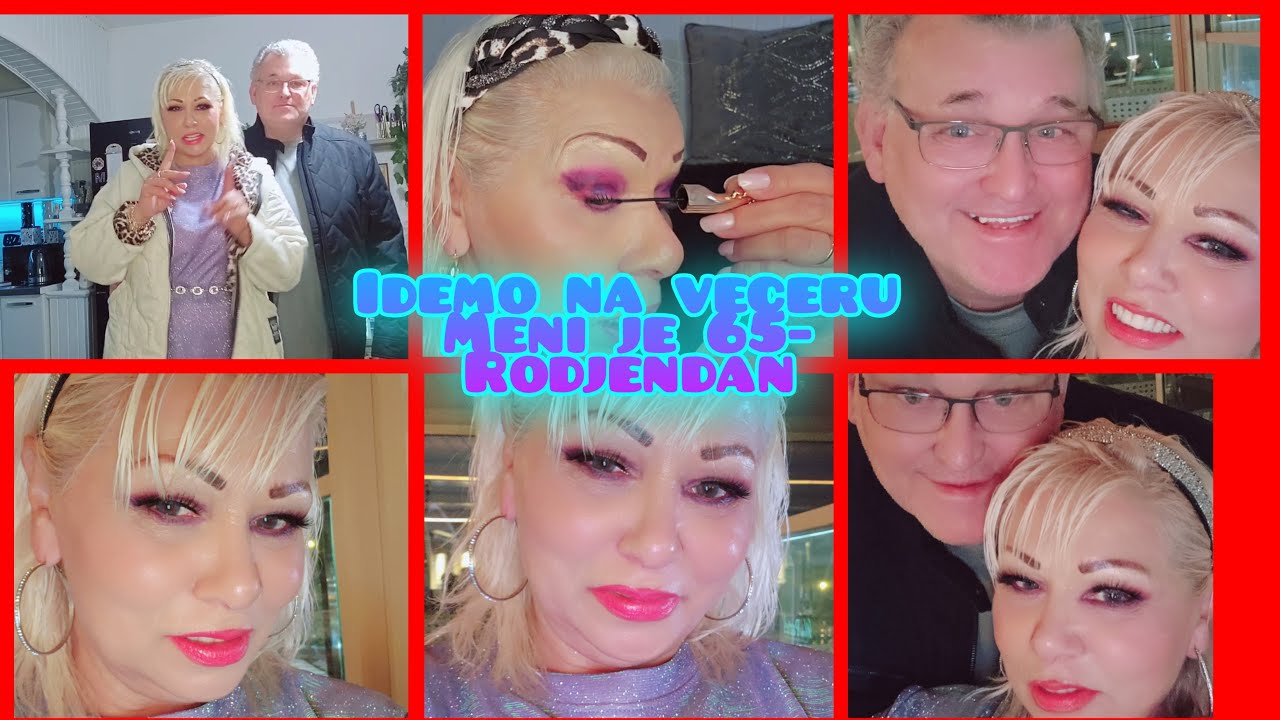 Malo se sminkam jer idemo na veceru/ malo vam pricam meni  danas rodjendan/dan koji cu  pamtiti