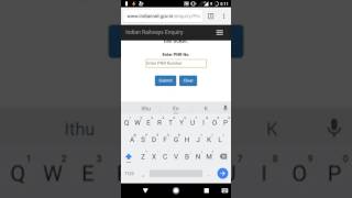 TRAIN PNR Status Check #Mobile#