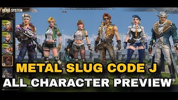 Metal Slug: Awakening | Code J - All Hero Preview