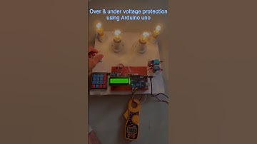 Over & under voltage protection using Arduino #arduino #arduinoproject #collegeprojects