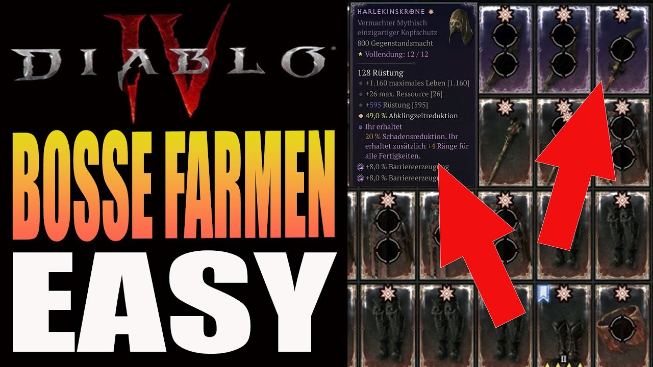 Diablo 4 - Boss farmen - Für JEDEN Ganz easy - Mythische Gegenstände