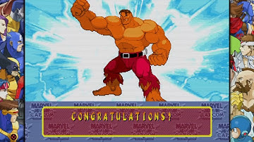Marvel Vs. Capcom - Orange Hulk (MSH) Ending