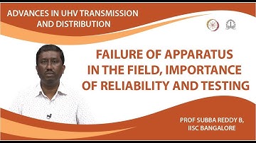 Failure of apparatus in the field, importance of reliability and testing