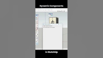 How to create and use Dynamic Components in Sketchup #shorts #sketchup