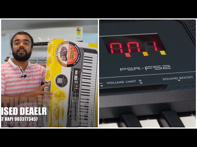 YAMAHA PSR F52 UNBOXING AND ALL INDIAN TONE STYLES DEMO, V ROCK