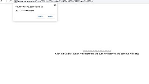Yourwownewz.com push notifications (removal solution).
