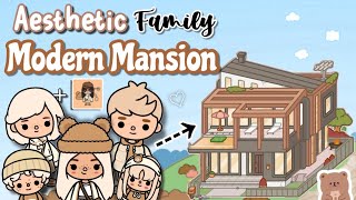 Family Modern Mansion Beige Design🧸NEW Beige Basics STYLE PACK🤍TOCA BOCA House Ideas | TocaLifeWorld screenshot 5