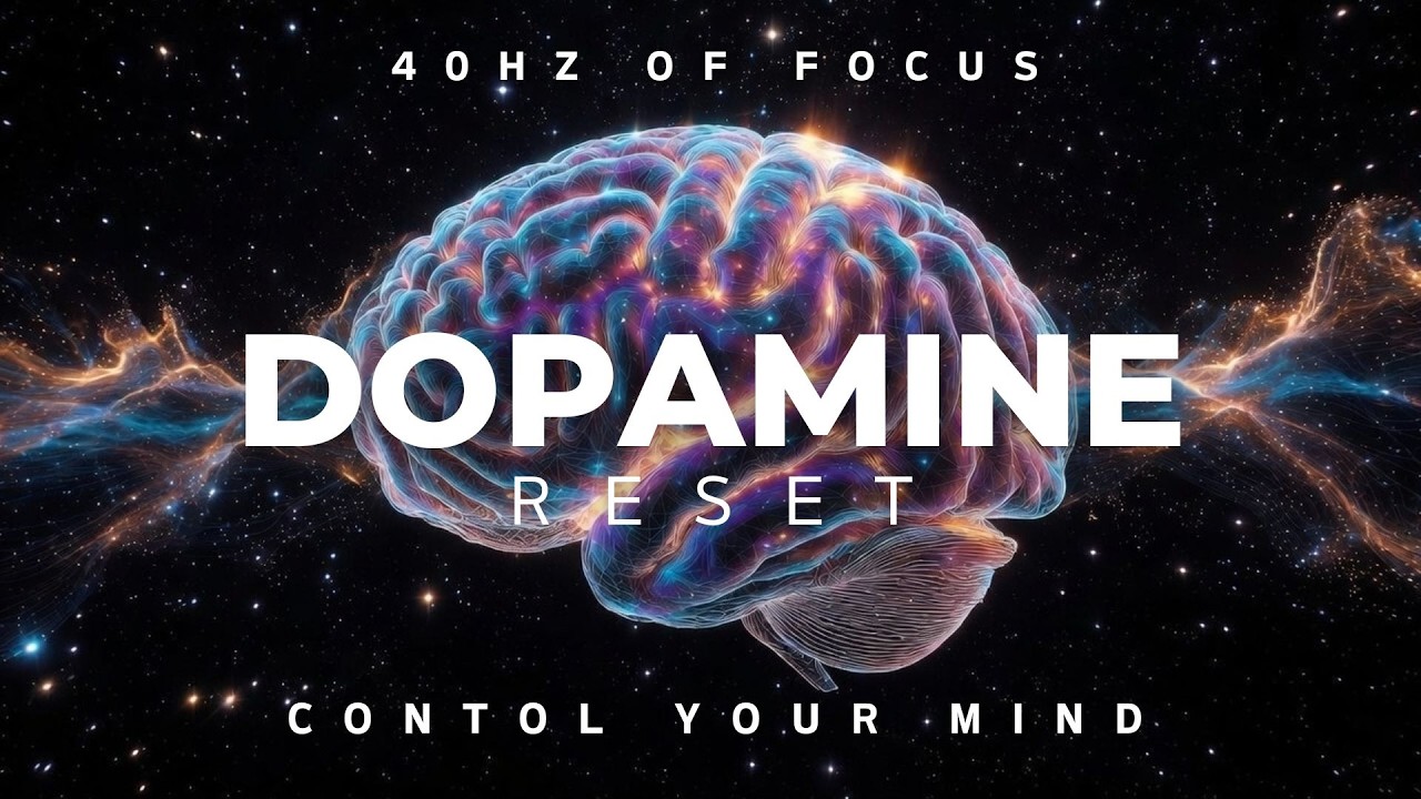 Dopamine Reset 🧠 40Hz Gamma Binaural Beats for DEEP Focus