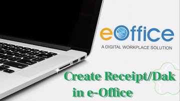 How to create Receipt/dak in eoffice. // How to generate receipt in efile. // eOffice