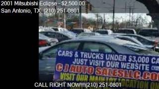 2001 Mitsubishi Eclipse GT 2dr Hatchback for sale in San Ant