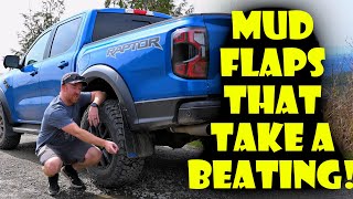 Ford Ranger Raptor Mod: Rokblokz Mud Flaps INSTALL & TRAIL TEST