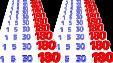 New Record Best Satisfying Math Gameplay - Number Master Vs.Number Running