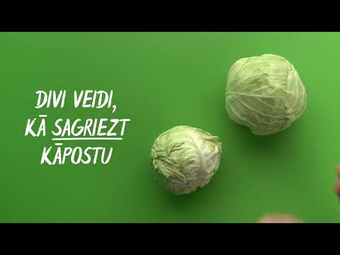 Video: Kā Sagriezt Kāpostus