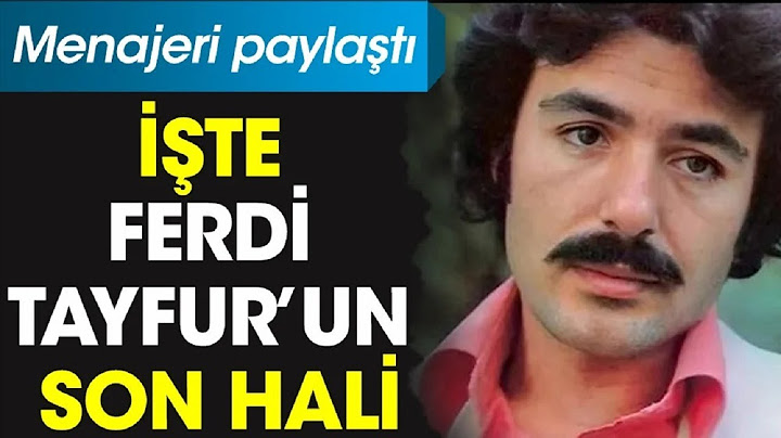Ferdi Tayfur'un Son Hali. Menajeri Paylaştı