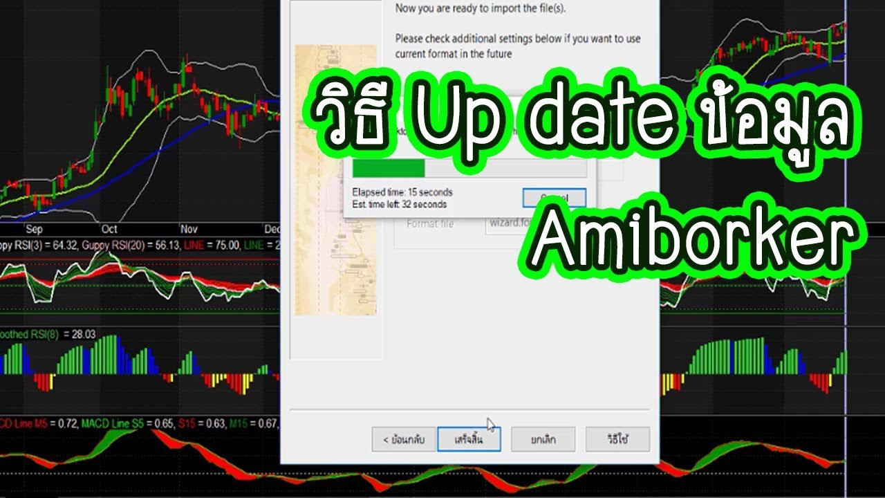 วิธี Up date ข้อมูล Amibroker (EOD)