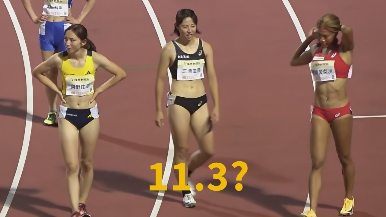 決勝 女子100m 福井ナイトゲームズ陸上 ANG2026 Athlete Night Games