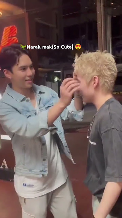 TB when nat surprise max with his new hairstyle😍 #maxnat #reels #thaiblcouple #fypviral #shorts