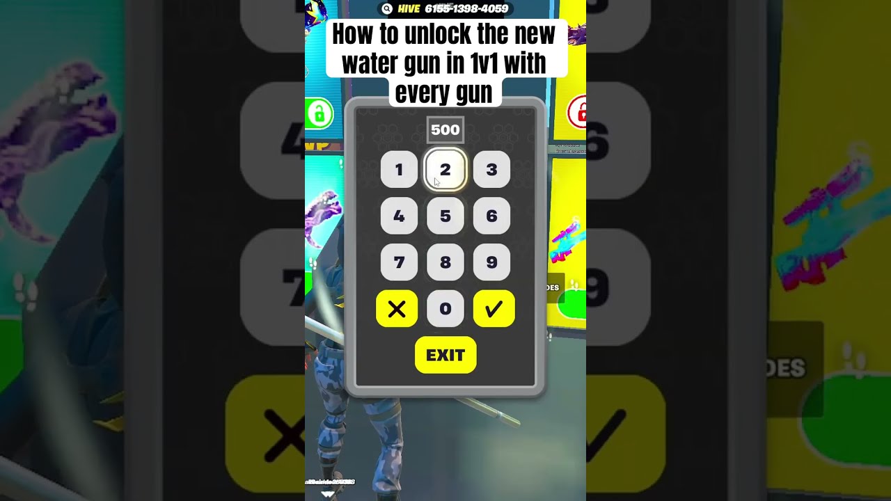 How To Unlock The New Water Gun In 1v1 With Every Fortnite 1v1witheverygun