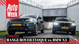 Range Rover Evoque P300e vs. BMW X3 xDrive30e - AutoWeek Dubbeltest - English subtitles