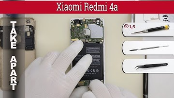 How to disassemble 📱 Xiaomi Redmi 4a Take apart Tutorial