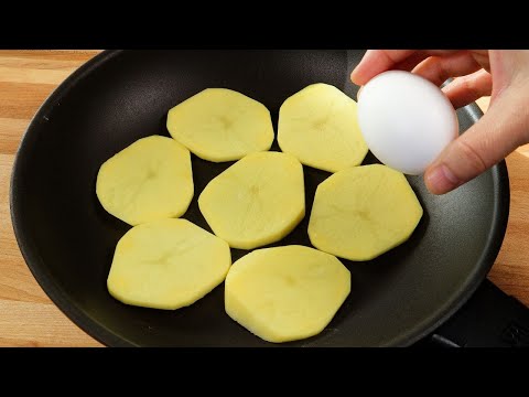 1 Potato 2 eggs! Quick recipe perfect for breakfast. Delicious potato omelet recipe