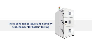 Three-zone Temperature and Humidity Test Chamber for Battery Testing | Environmental Chamber | KOMEG