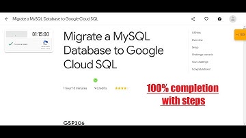 Migrate a MySQL Database to Google Cloud SQL [GSP306] || With Steps