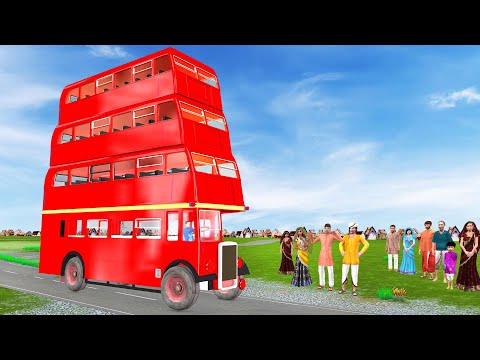 Giant Tall BUS Comedy Video विशाल लम्बी बस हिदी कहानिय Hindi Kahaniya Stories Funny Video