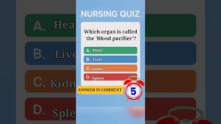 Which organ is called the blood purifier : 🔥 Quiz Time! | Test Your Knowledge | #Quiz #Shorts&quot;