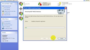how to uninstall nod32 antivirus 11