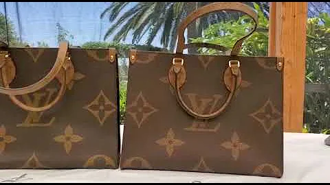 My common quality Onthego tote VS customer’s authentic bag