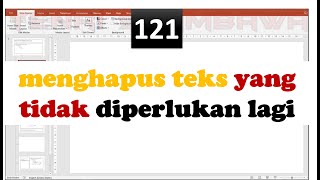 cara menghapus teks slide ppt yang tidak diperlukan lagi