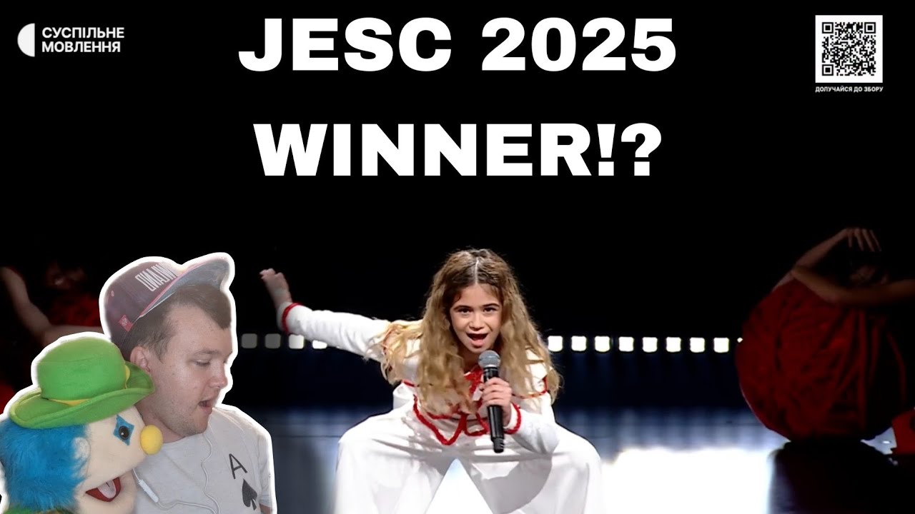 Reaction - Motanka - Sofiia Nersesian - Ukraine - JESC 2025 | REACTING WITH MY PUPPET TOMATO ❤️