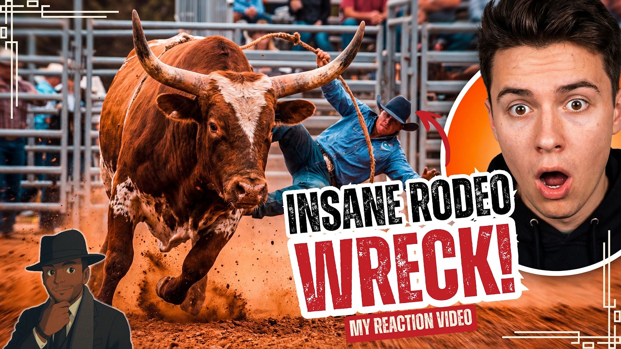 UNBELIEVABLE: Bull Riding Gone WRONG - My Reaction to Insane Wrecks ...