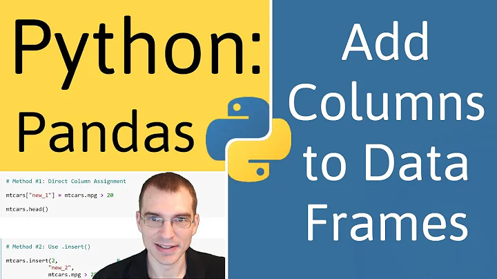 How To Add a Column to a Data Frame in Pandas (Python)