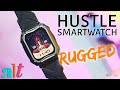 alt Hustle Smartwatch with RUGGED Zinc Alloy Polycarbonate Design, 1.65&quot; Display, IP67 #datadock