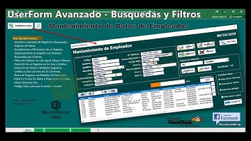 UserForm Avanzado con Búsquedas por Criterios en Excel | MacroExcelVBA-Aguirre