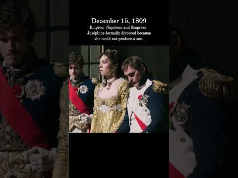 Napoleon divorced his wife due to lack of a son #royal #viral #shorts #history #royalty #france