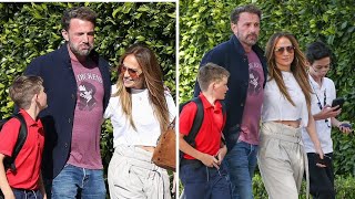 JLo and Ben Affleck Make Rare Appearance with Blended Family in LA