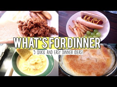 what's-for-dinner-|-quick-&-easy-dinner-ideas-2019